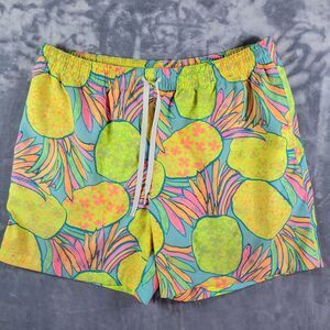 Chubbies Swim Shorts Men Size Large All Over Print Pineapple